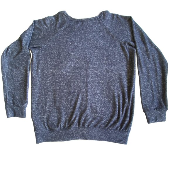 BUFFALO DAVID BITTON Blue Soft Knit Crew Neck Pullover Sweater Everyday M - Picture 3 of 9